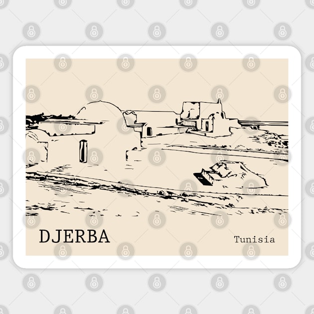 Djerba Tunisia Magnet by Lakeric